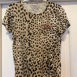 Chaser Leopard Print Tee